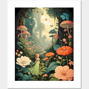 Magical Forest Walk Posters and Art